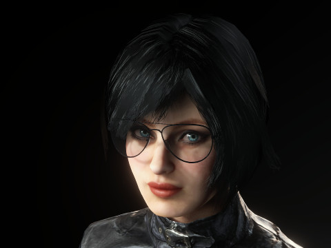 神秘少女阿莉亚 3D 模型