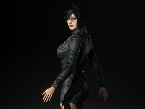 神秘少女阿莉亚 3D 模型