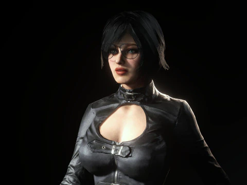Mysterious Girl Aria 3D Model