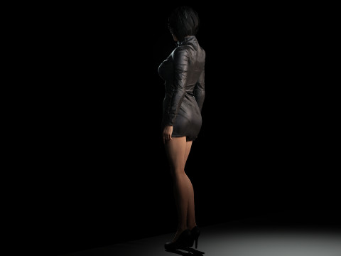 神秘少女阿莉亚 3D 模型