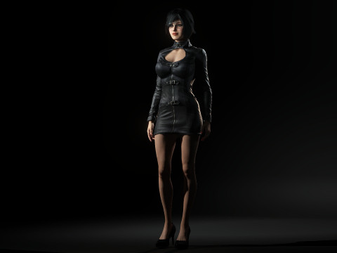 神秘少女阿莉亚 3D 模型