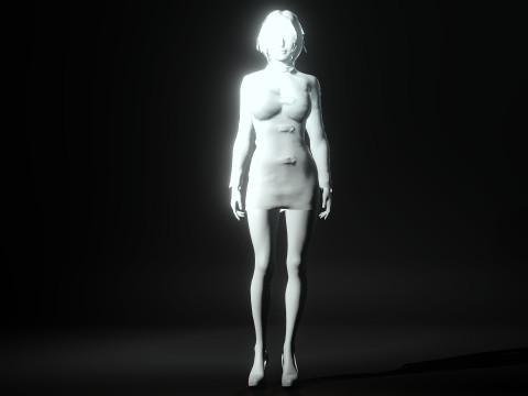 神秘少女阿莉亚 3D 模型