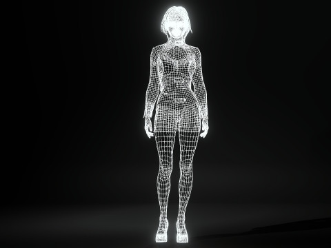 神秘少女阿莉亚 3D 模型