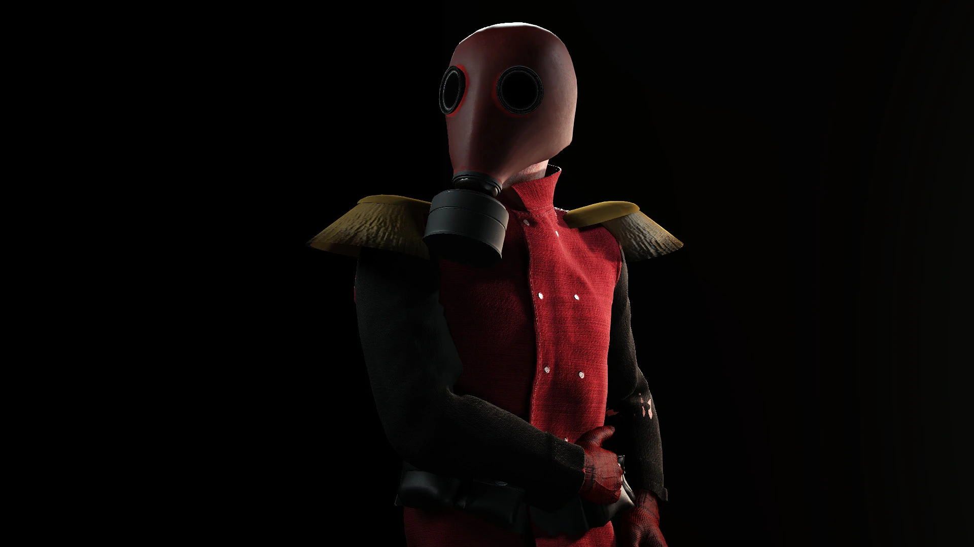 Golden Age Deapool 3D Model .c4d .max .obj .3ds .fbx .stl .blend 