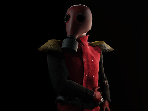 황금시대 데드풀 3D 모델