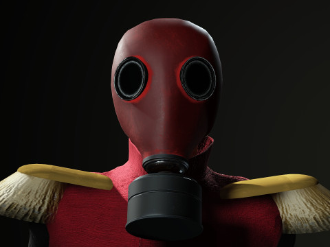黄金時代のデッドプール 3Dモデル