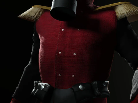 Golden Age Deapool 3D Model