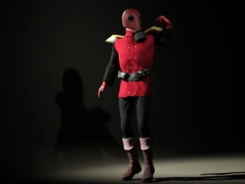 Golden Age Deapool 3D Model