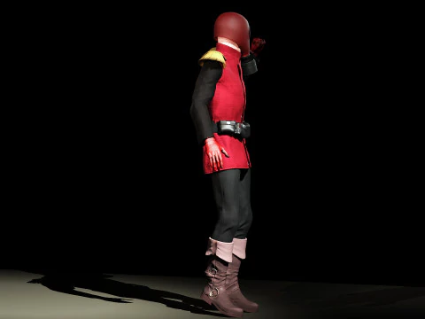 Golden Age Deapool 3D Model