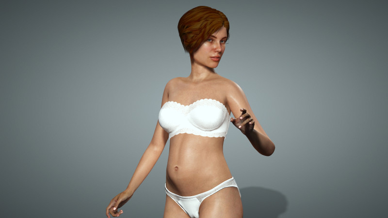 Wanita Hamil Seksi Model 3D .c4d .max .obj .3ds .fbx .stl .blend 