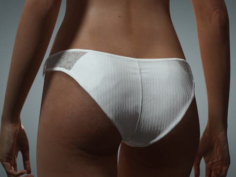 Wanita Hamil Seksi Model 3D