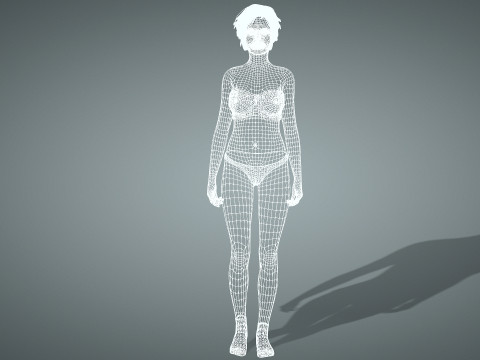 Wanita Hamil Seksi Model 3D