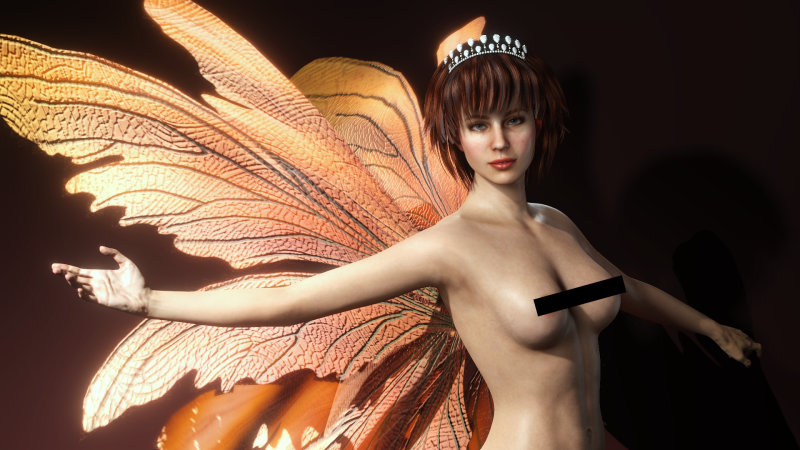 Fairy 3D Model .c4d .max .obj .3ds .fbx .stl .blend
