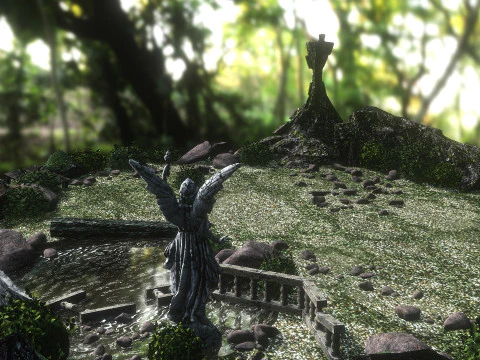 Garden of Ruins 3D Model