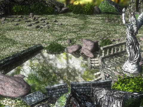 Garden of Ruins 3D Model