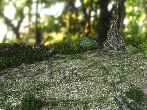 Garden of Ruins 3D Model