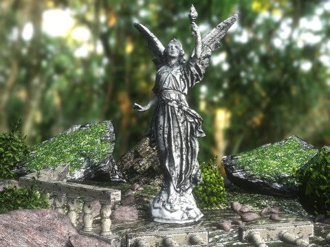 Garden of Ruins 3D Model