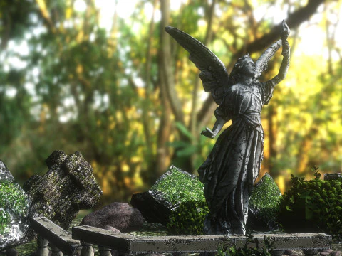Garden of Ruins 3D Model