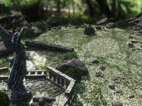 Garden of Ruins 3D Model