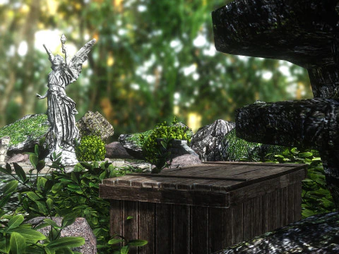 Garden of Ruins 3D Model