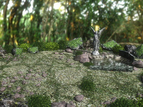 Garden of Ruins 3D Model