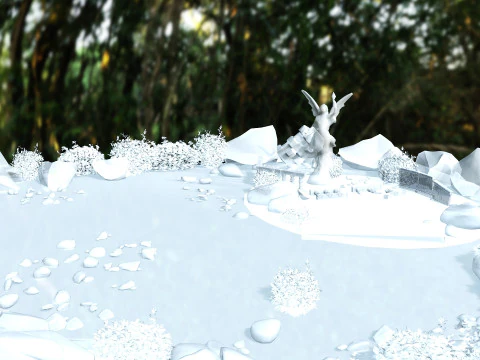 Garden of Ruins 3D Model
