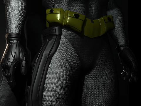 Armadura Prot&oacute;tipo do Batman Modelo 3D