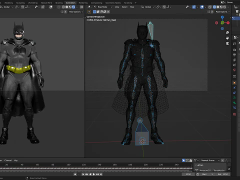 Prototipo di armatura di Batman Modello 3D