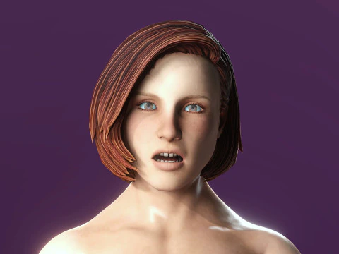 Sheela femme sexy Modèle 3D