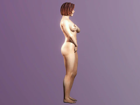 Sheela femme sexy Modèle 3D