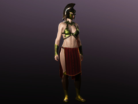 Афіна 3D Модель