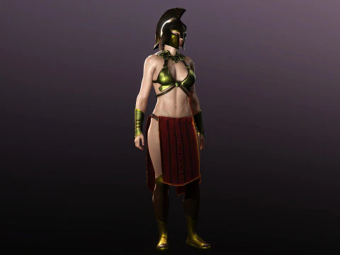 Athena 3D Model