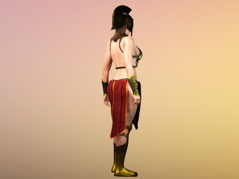 Афіна 3D Модель