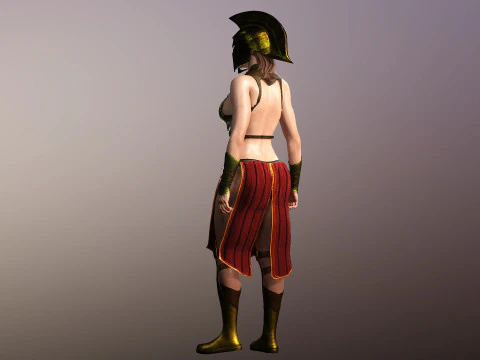 Athena 3D Model