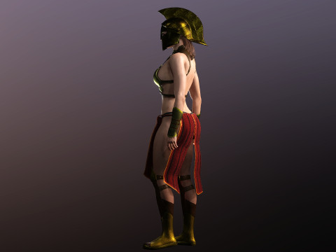 Афіна 3D Модель