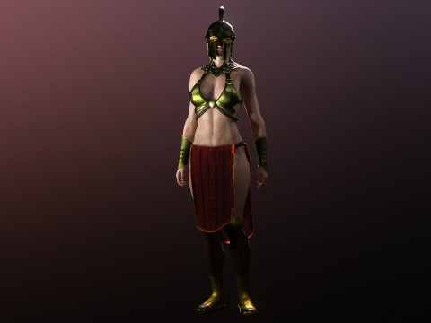 Афіна 3D Модель