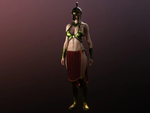 Athena 3D Model