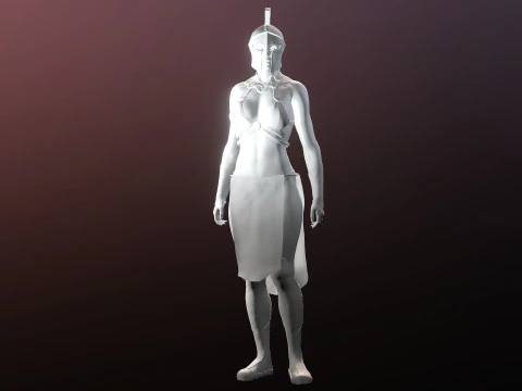 Athena 3D Model