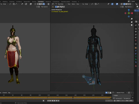 Athena 3D Model