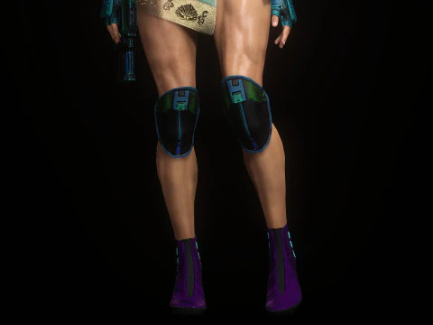 Sexy Cyber Assassin 3D Model