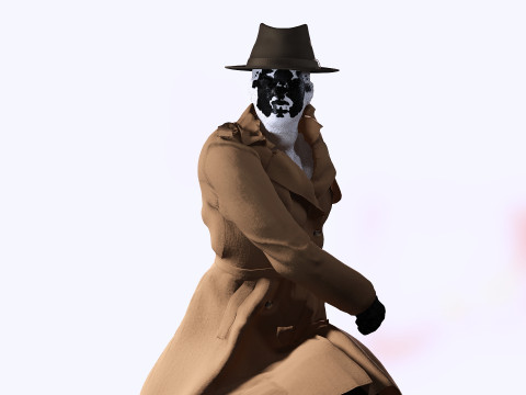 Rorschach 3D Model