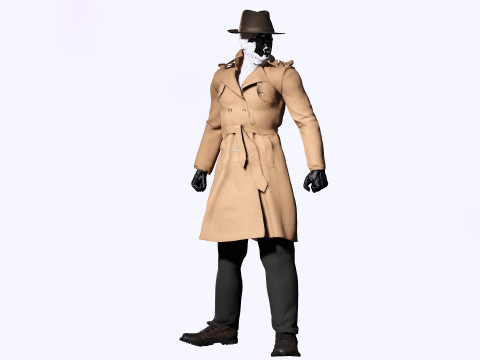 Rorschach 3D Model