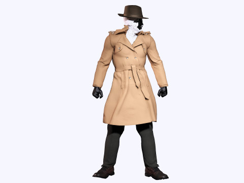 Rorschach 3D Model