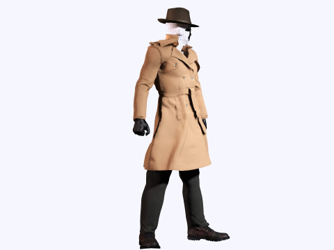 Rorschach 3D Model