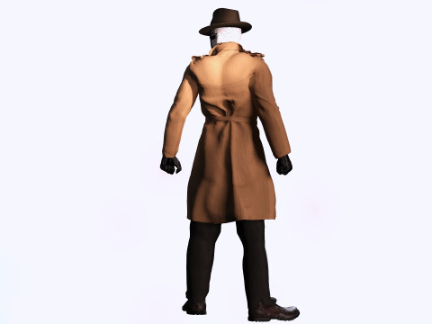 Rorschach 3D Model