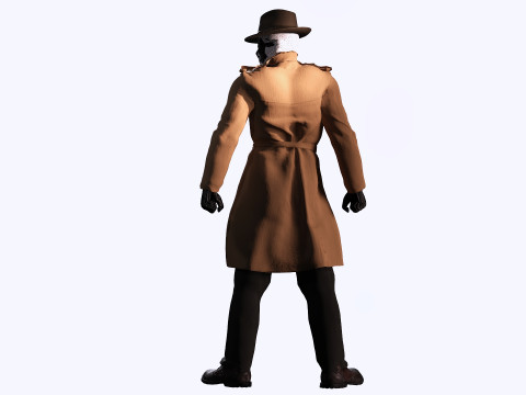 Rorschach 3D Model
