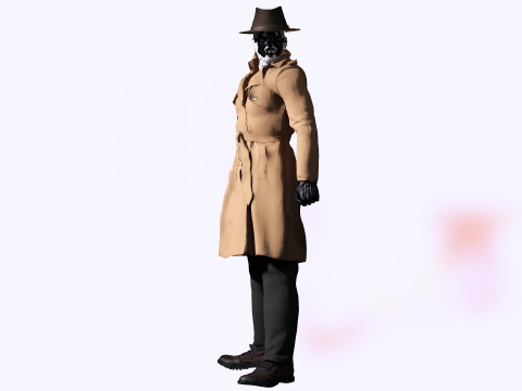 Rorschach 3D Model