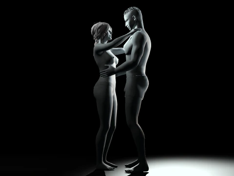 Coppia danzante Modello 3D