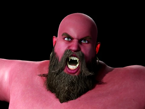 Demon Komba Raksha 3D Model