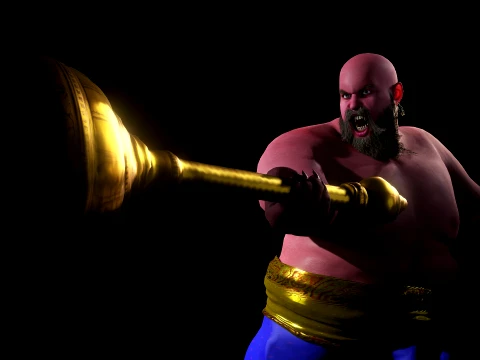 Demon Komba Raksha 3D Model